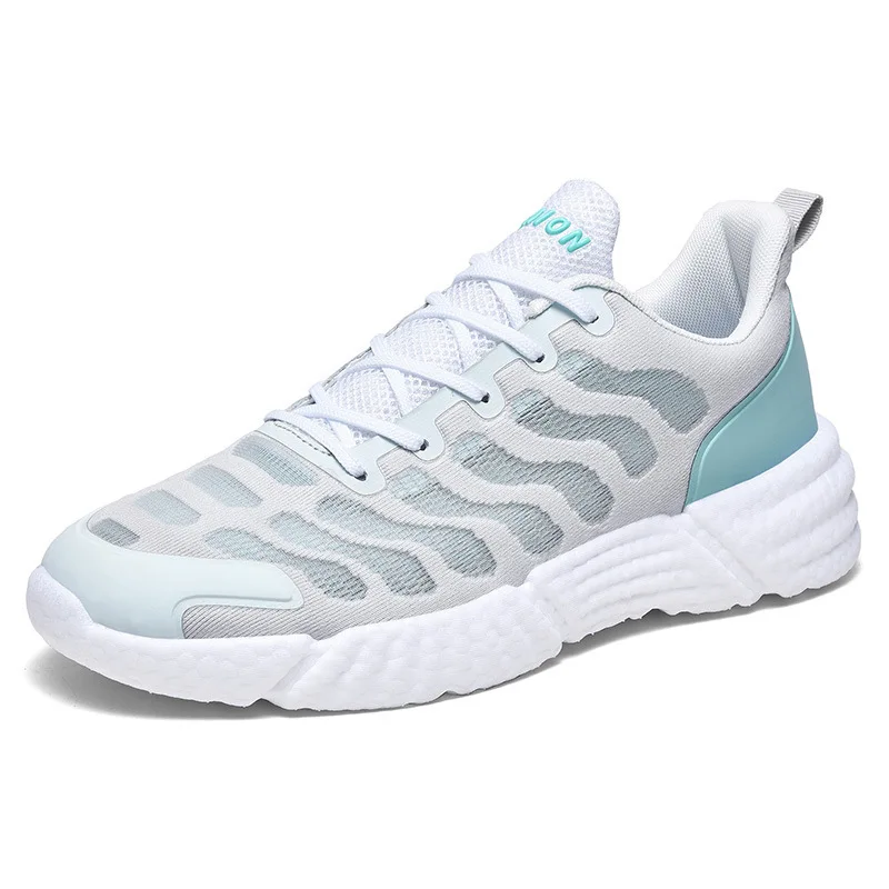 New style flying woven sneakers casual breathable lace-up men's shoes, 3 colors
New style flying woven sneakers casual breathable lace-up men's shoes, 3 colors