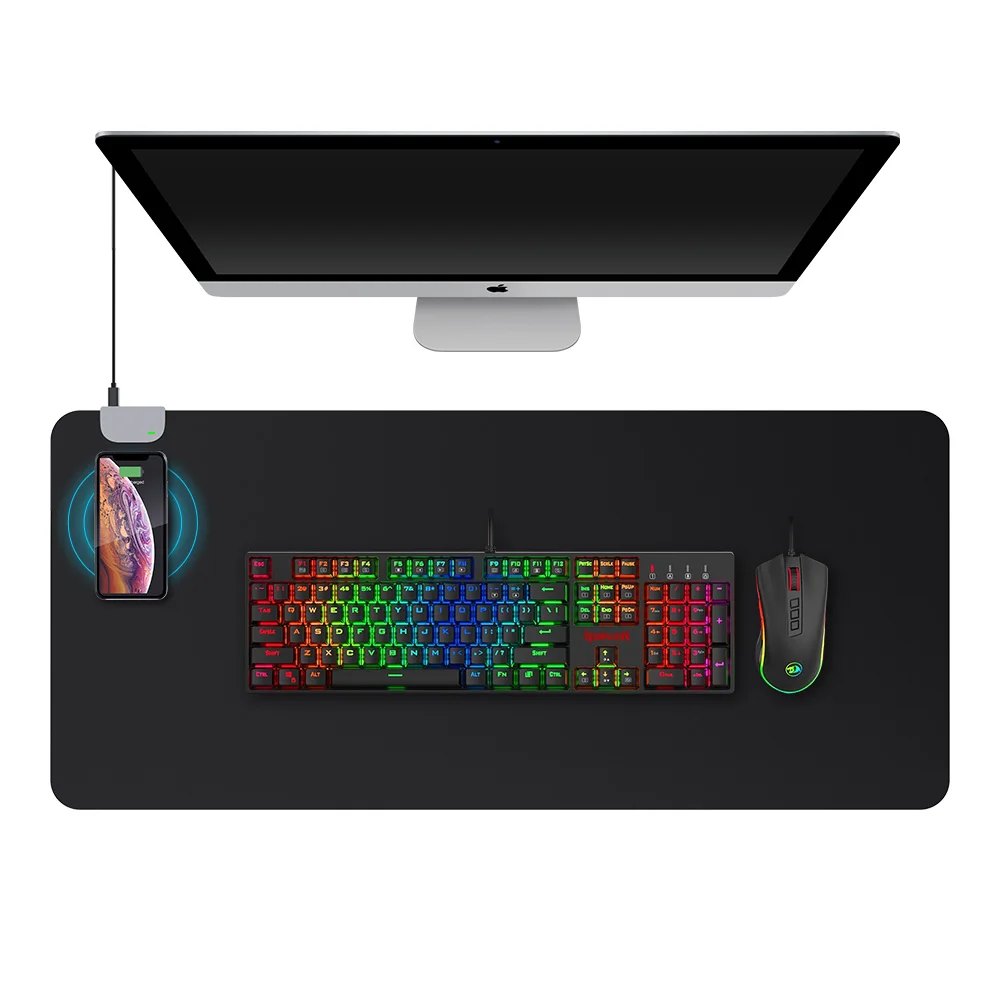 Computer Mousepad Qi Wireless Charger Large Leather Gamer Custom Logo Mouse Mat Pad
Computer Mousepad Qi Wireless Charger Large Leather Gamer Custom Logo Mouse Mat Pad