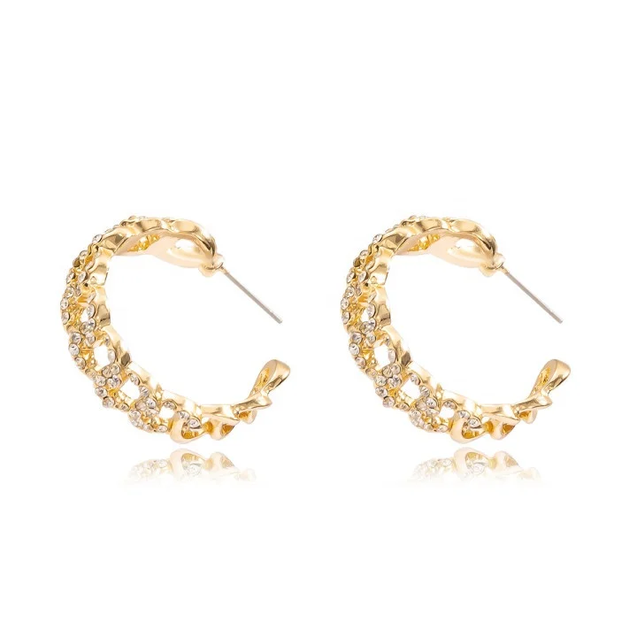 Ins simple geometric hollow Earrings female hip-hop trendsetter exaggerated diamond ring earrings European and American Jewelry, Golden
Ins simple geometric hollow Earrings female hip-hop trendsetter exaggerated diamond ring earrings European and American Jewelry, Golden