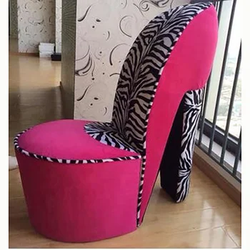 Modern Creative Design Colorful High Heel Shoe Shaped Furniture