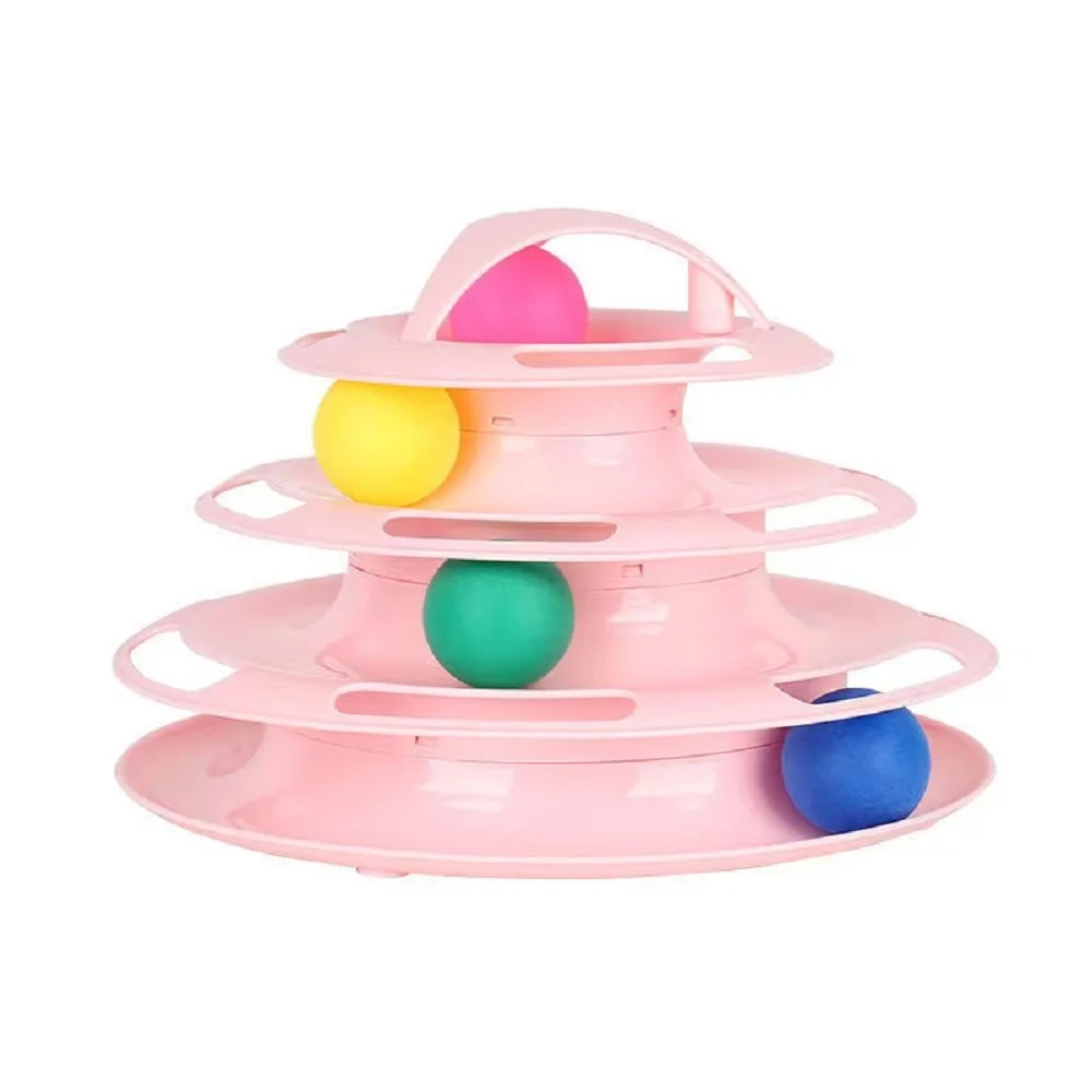 2021 Cat Interactive Game Board Toy Four-Layer Pet Supplies Cat Turntable Toys with Food Dispenser
2021 Cat Interactive Game Board Toy Four-Layer Pet Supplies Cat Turntable Toys with Food Dispenser