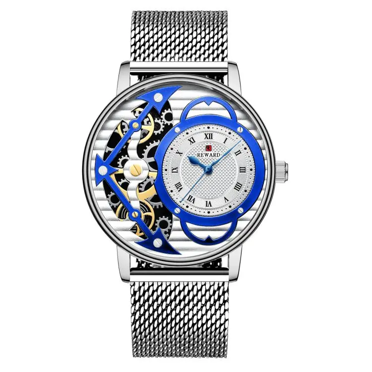 Hollow Watch Men's High-End Business Watch Waterproof 2020 New Stainless Steel Mesh Belt.
Hollow Watch Men's High-End Business Watch Waterproof 2020 New Stainless Steel Mesh Belt.
