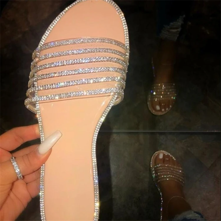 Summer Trending Platform Slides Shoes Women Bling Rhinestone Sandals Slippers, Black,apricot
Summer Trending Platform Slides Shoes Women Bling Rhinestone Sandals Slippers, Black,apricot