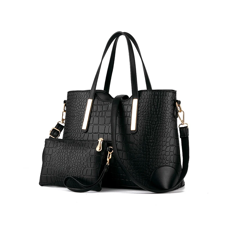 2020 fashionable black custom logo women 2 in 1 hand bag leather purses and handbags set, Customized color
2020 fashionable black custom logo women 2 in 1 hand bag leather purses and handbags set, Customized color