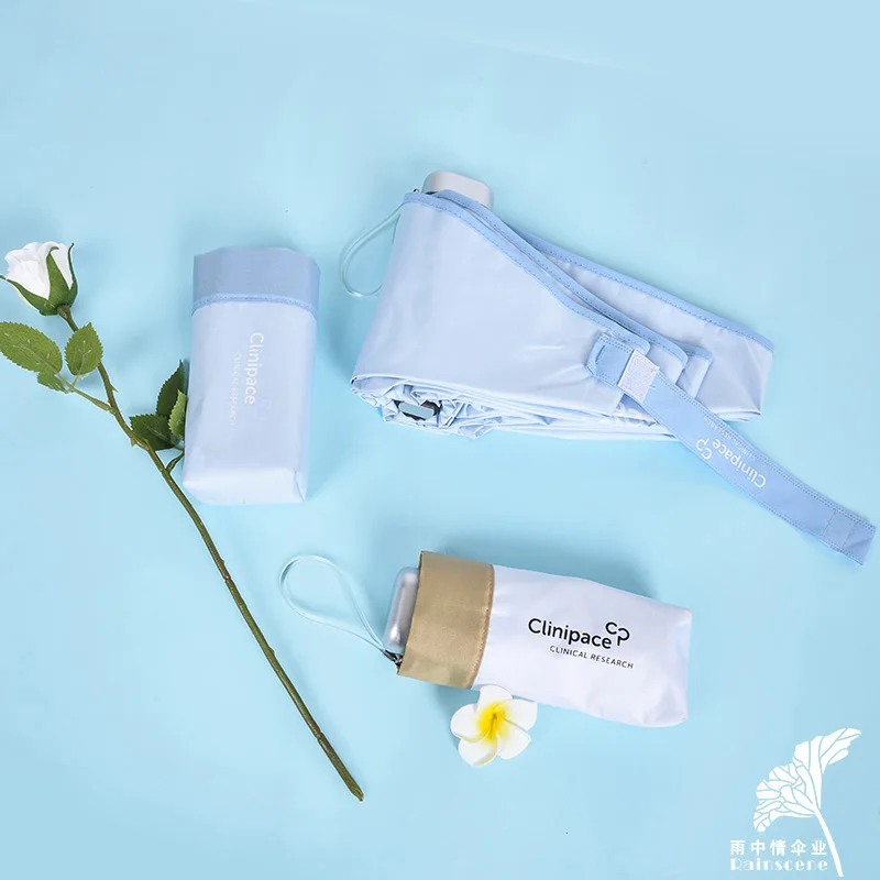 Customized Logo Windproof Sun & Rain Manual Compact 5 Folding Mini Pocket Umbrella, Pantone color
Customized Logo Windproof Sun & Rain Manual Compact 5 Folding Mini Pocket Umbrella, Pantone color