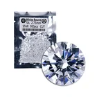 500pcs/pack wuzhou cz gems 5A grade 2.75mm white European star round cut loose cz stone cubic zirconia