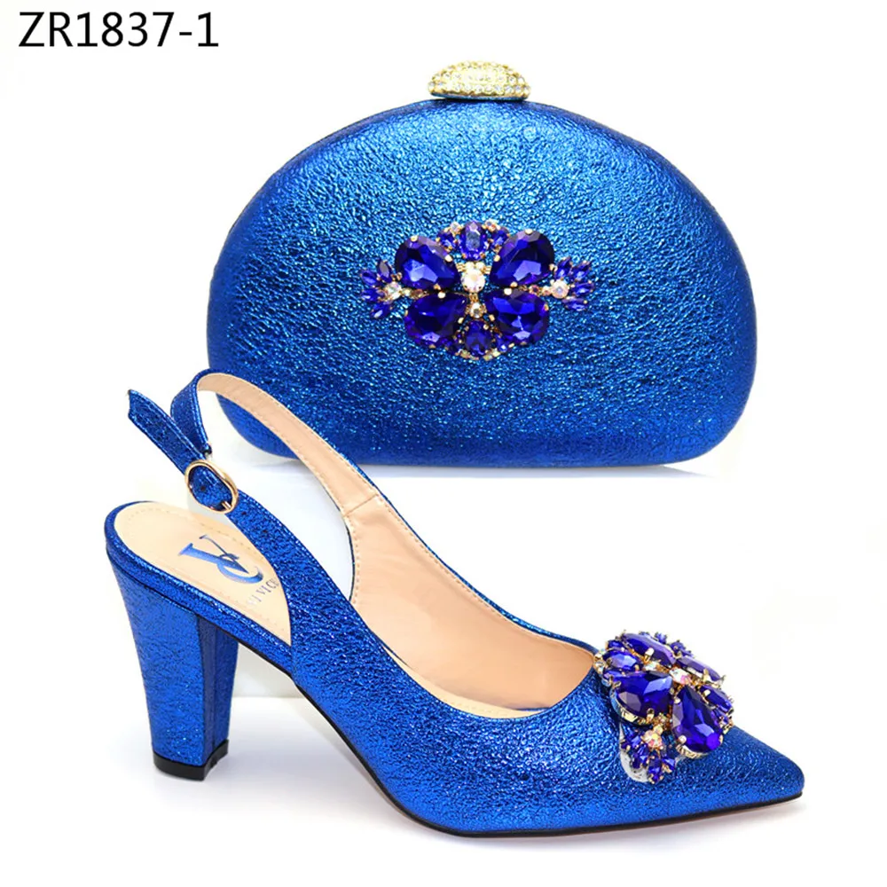 ZR1837-1 Nigeria new style fashion royal blue color matching Italian shoe and bag set for women, As picture
ZR1837-1 Nigeria new style fashion royal blue color matching Italian shoe and bag set for women, As picture
