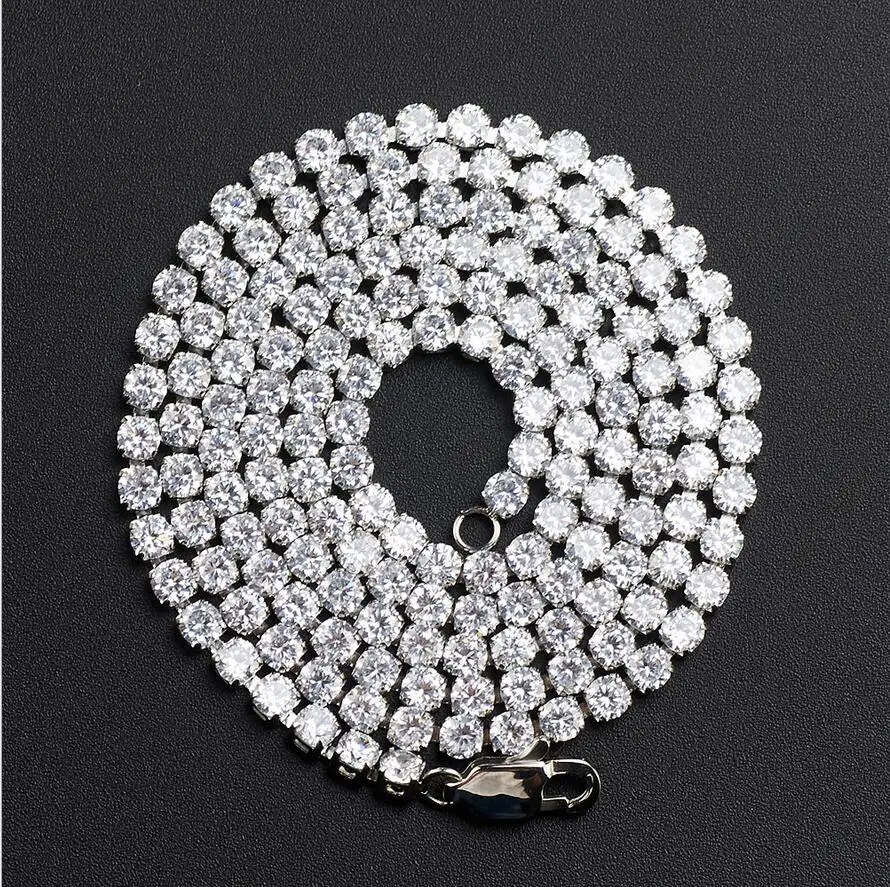 2021 trending medal round non tarnish stainless steel and zircon 24inch 3mm 4mm full crystal chain necklace
2021 trending medal round non tarnish stainless steel and zircon 24inch 3mm 4mm full crystal chain necklace