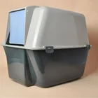 Top Entry Cat Litter Box Large Plastic Cat Toilet Litter Box