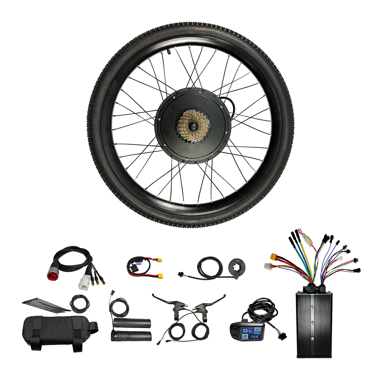 48V1500W 26 27.5 29 inch electric bicycle ebike Conversion kits 48V45A Square wave controller UKC3 Colorful display V12L PAS
48V1500W 26 27.5 29 inch electric bicycle ebike Conversion kits 48V45A Square wave controller UKC3 Colorful display V12L PAS