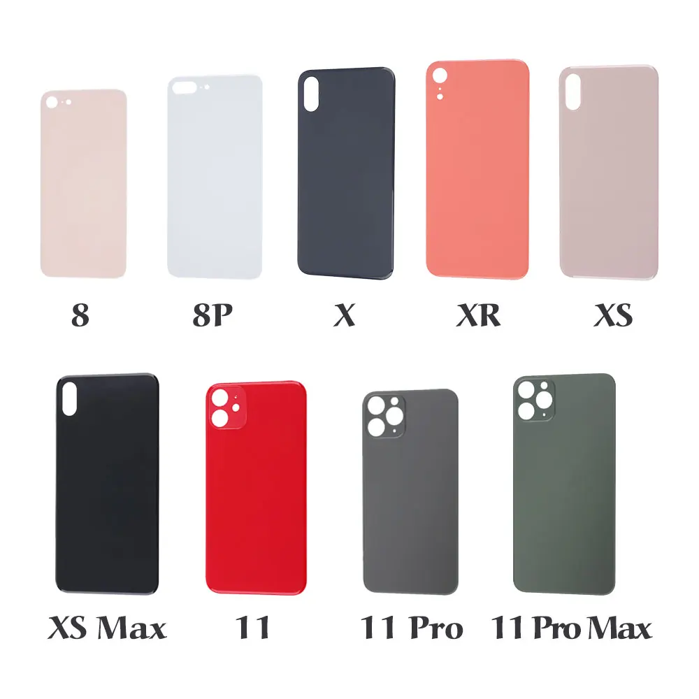 US EU Version Big Hole Back Glass with Sticker for iPhone 8 plus X XS XR 11 Pro Max 12 mini 12 Pro Max
US EU Version Big Hole Back Glass with Sticker for iPhone 8 plus X XS XR 11 Pro Max 12 mini 12 Pro Max