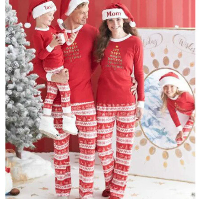 Christmas new pajamas European and American printed Christmas parent-child pajamas, Elk
Christmas new pajamas European and American printed Christmas parent-child pajamas, Elk