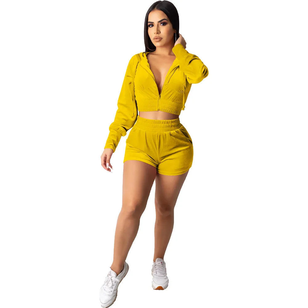 Two-Piece Velvet Sweater Fashion Casual Korean Cashmere Hooded Suit Fashion Splicing Solid Color Sports Suit XQM
Two-Piece Velvet Sweater Fashion Casual Korean Cashmere Hooded Suit Fashion Splicing Solid Color Sports Suit XQM