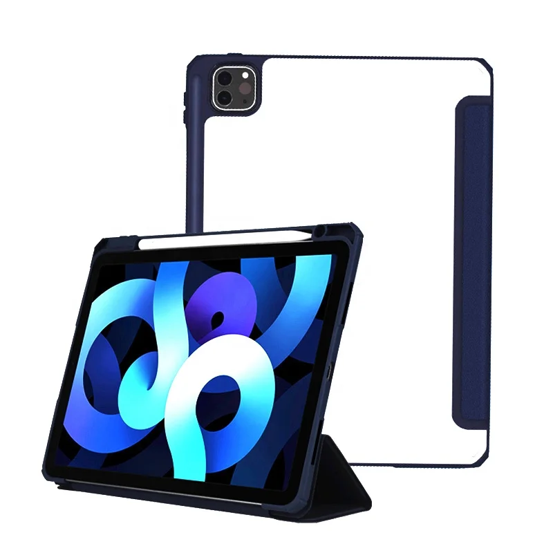 PU leather case clear back cover tablet cover with pencil slot for iPad Pro 11 2021 inch case
PU leather case clear back cover tablet cover with pencil slot for iPad Pro 11 2021 inch case