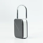 Remote mini security biometric waterproof fingerprint smart lock padlock for bag