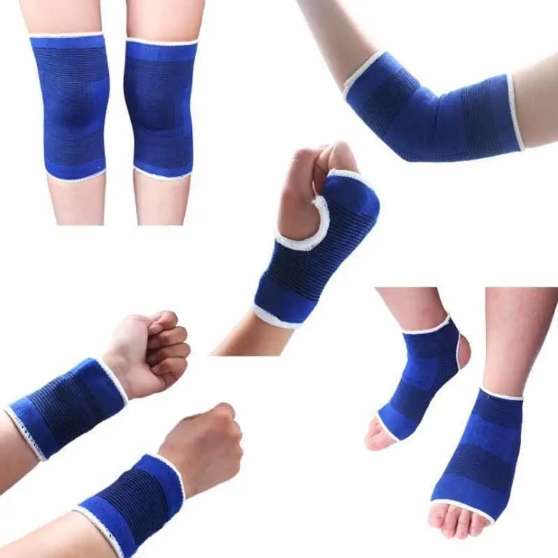 adult wrist guard ankle elbow Sports protector knee protector basketball badminton fitness sporting goods, Blue
adult wrist guard ankle elbow Sports protector knee protector basketball badminton fitness sporting goods, Blue