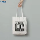 Eco Friendly Grocery Customized Color Printed 100% Biodegradable Organic Cloth Carry Canvas 12oz cotton shoulder Bag