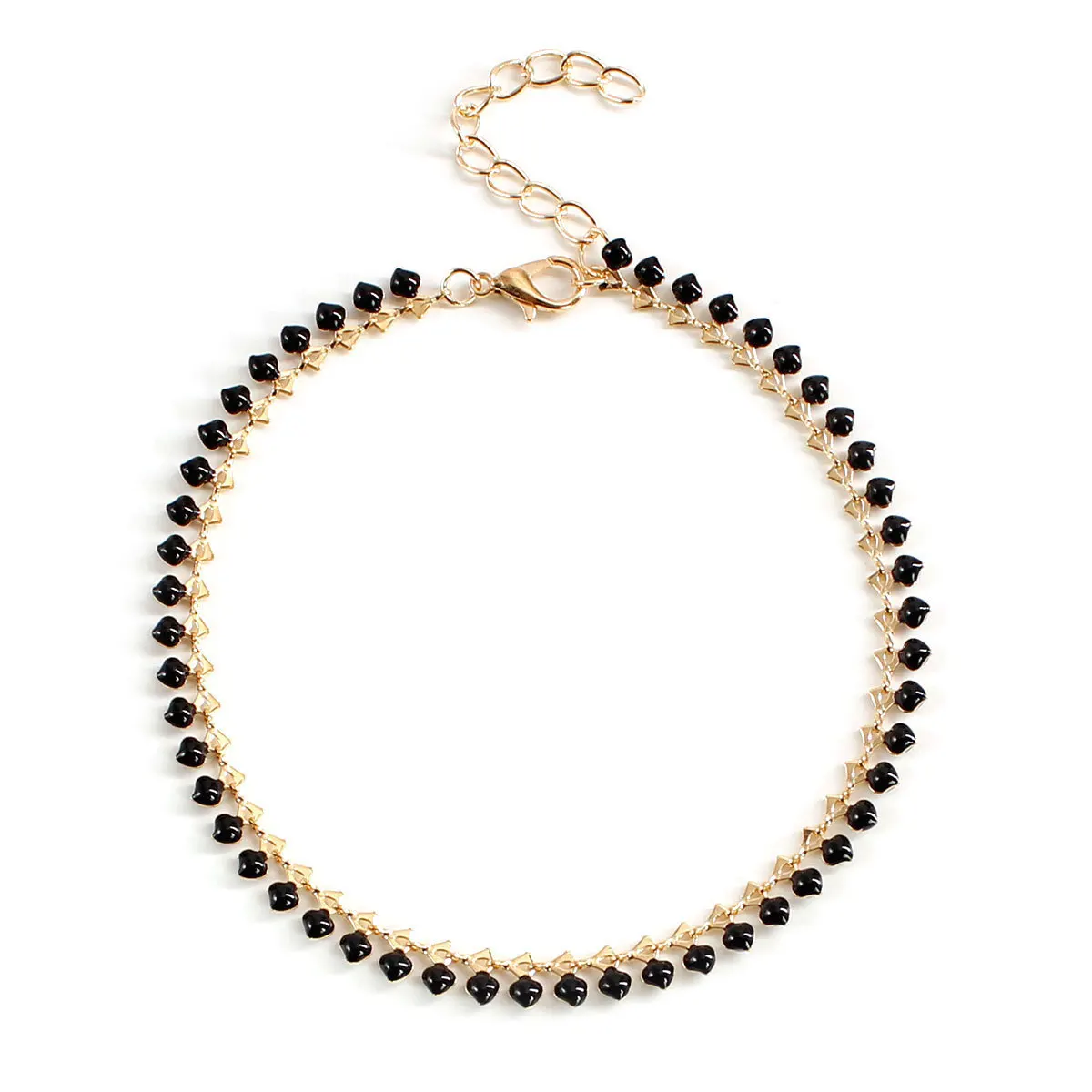 Fashion Foot Jewelry Black Beads Chain Ankle Bracelets Vintage Gold Silver Plated Beaded Anklets For Women Ladies
Fashion Foot Jewelry Black Beads Chain Ankle Bracelets Vintage Gold Silver Plated Beaded Anklets For Women Ladies