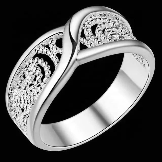 Luxury Cutout Design Wedding Party Rings For Women Elegant Atmosphere Sliver Ladies Rings Wedding Rings Fashion Jewelry Gifts
Luxury Cutout Design Wedding Party Rings For Women Elegant Atmosphere Sliver Ladies Rings Wedding Rings Fashion Jewelry Gifts