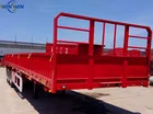 3 axle 12.5m length bagged cement transport side wall semi trailer