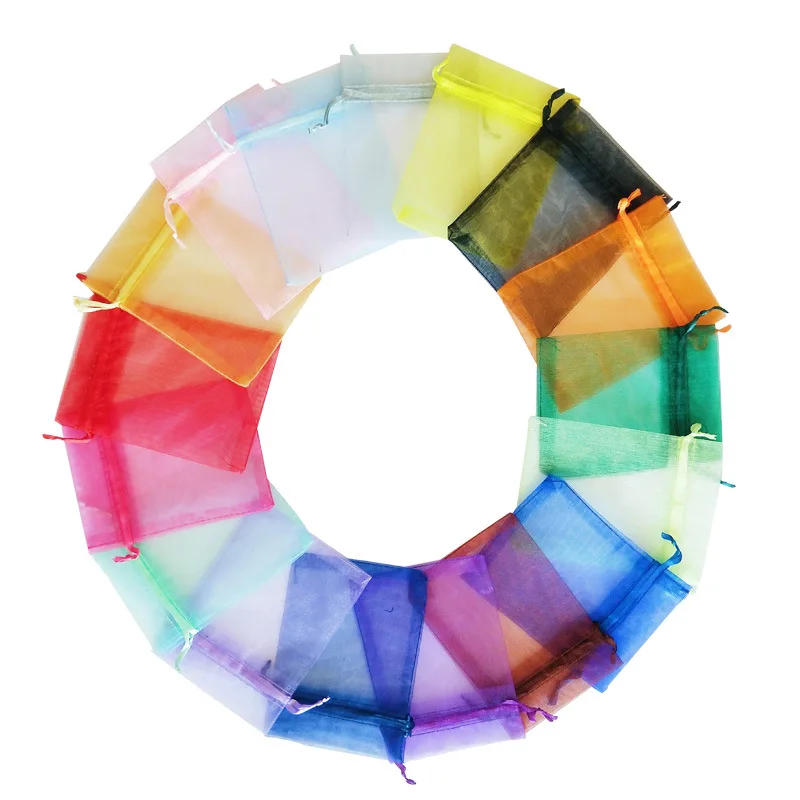 Wholesale Multicolor Organza bag Mesh bag jewelry gift bundle storage bag support customized logo
Wholesale Multicolor Organza bag Mesh bag jewelry gift bundle storage bag support customized logo