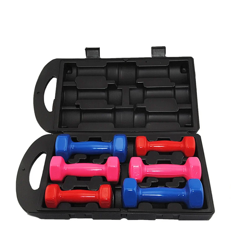 Mini Women Gym Home Fitness Exercrise Colorful Dip Dumbells Set With Packing, Red/pink/blue/purple
Mini Women Gym Home Fitness Exercrise Colorful Dip Dumbells Set With Packing, Red/pink/blue/purple