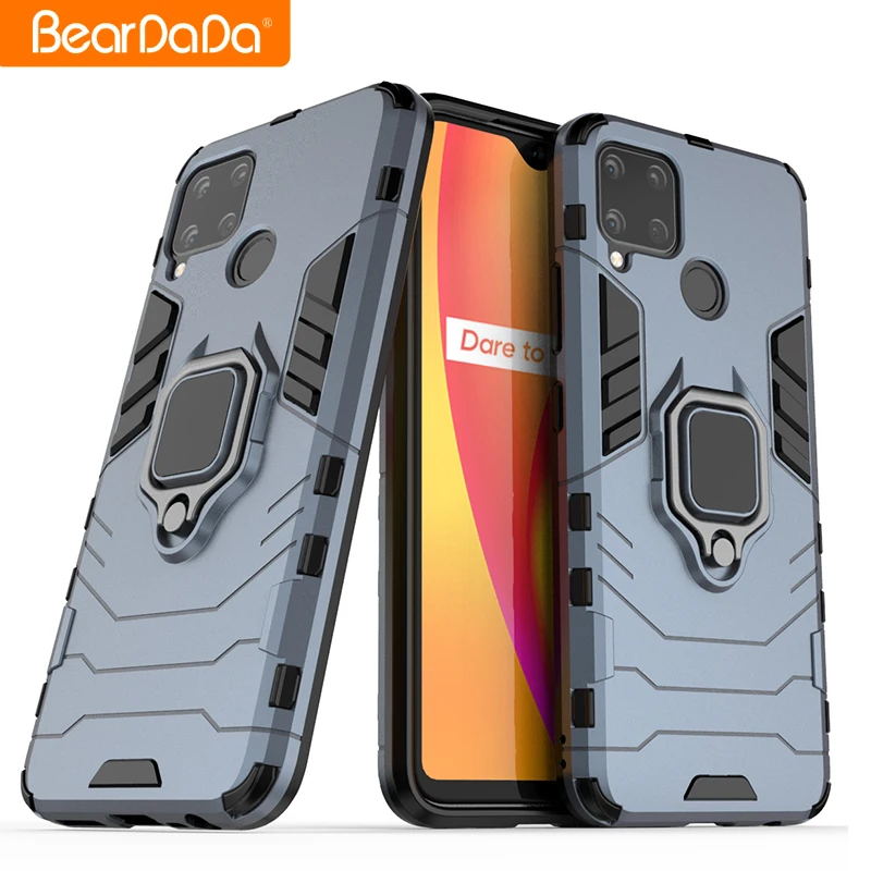 2021 New Mobile Phone Case For OPPO REALME C15 Black camera TPU with Metal ring holder
2021 New Mobile Phone Case For OPPO REALME C15 Black camera TPU with Metal ring holder