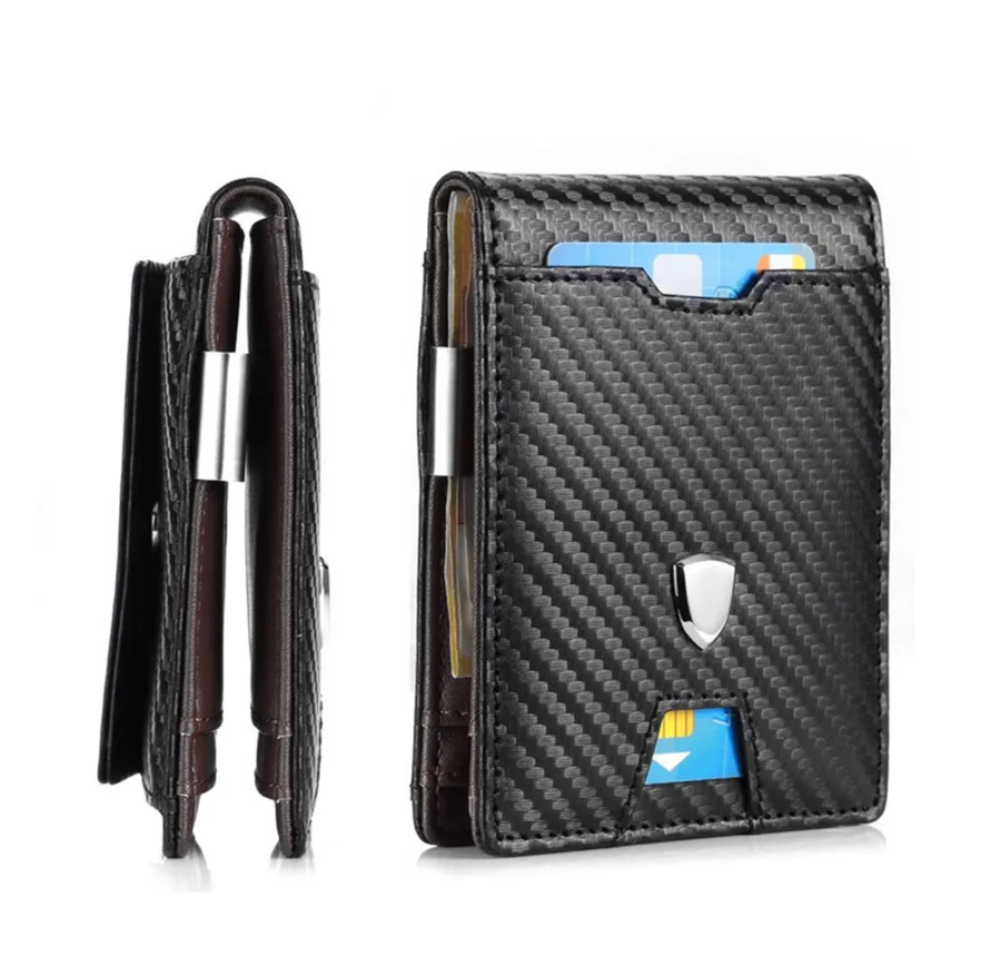 Carbon Fiber RFID Blocking PU Leather Wallet With Credit Cards Holder Pouch European Style For Birthday Christmas, Black, khaki, coffee
Carbon Fiber RFID Blocking PU Leather Wallet With Credit Cards Holder Pouch European Style For Birthday Christmas, Black, khaki, coffee