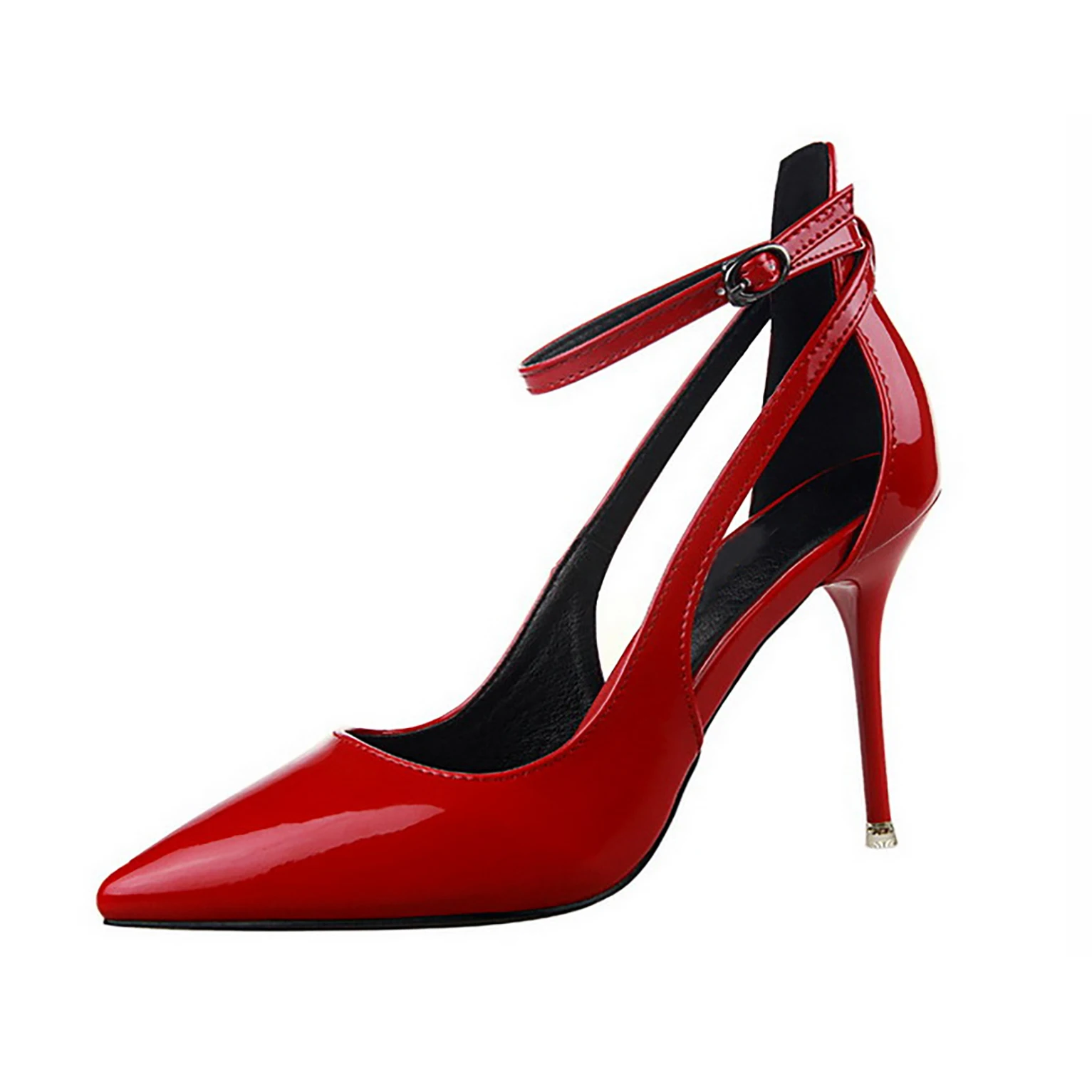Multicolor Women Pumps Cross Button Strap High Thin Heels Shoes For Ladies Sandals Ankle Strap Wholesale
Multicolor Women Pumps Cross Button Strap High Thin Heels Shoes For Ladies Sandals Ankle Strap Wholesale