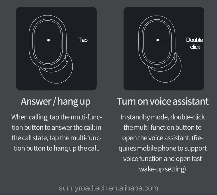 wireless earbuds twins true airdots earphone wireless bluetooths tws airdot 2 auriculares xiao mi mi airdots pro - ANKUX.COM