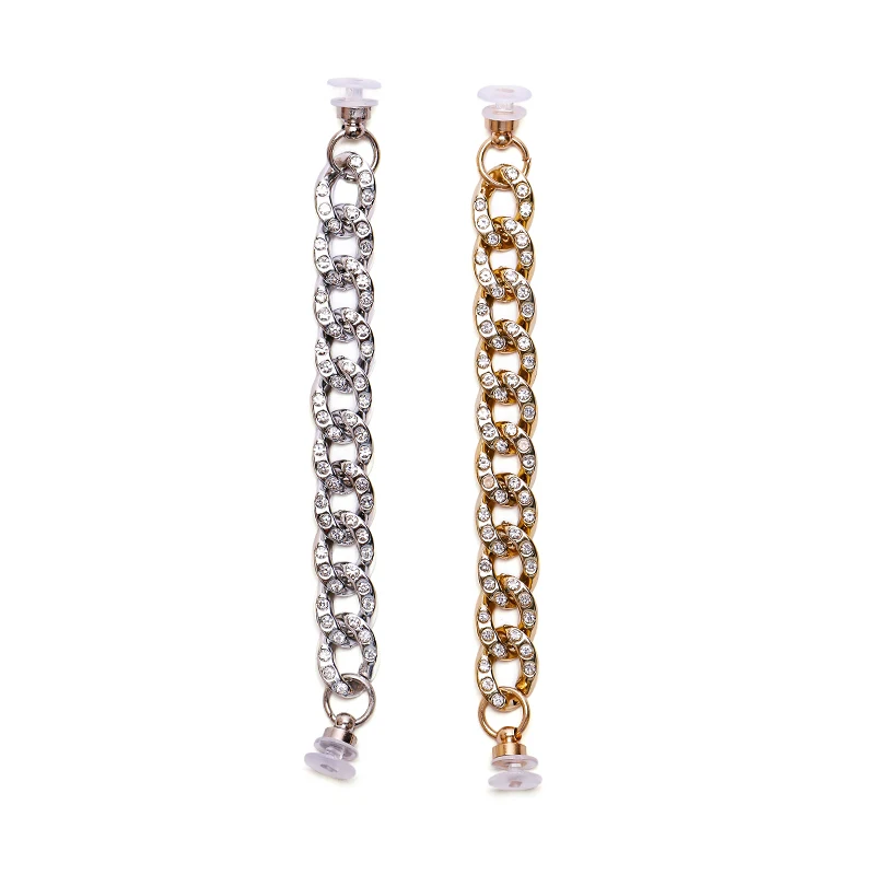 Custom Designer Accessories Luxury Metal Letter Rhinestone Bling Kids Lace Chain Shoe Croc Charms, Optional
Custom Designer Accessories Luxury Metal Letter Rhinestone Bling Kids Lace Chain Shoe Croc Charms, Optional