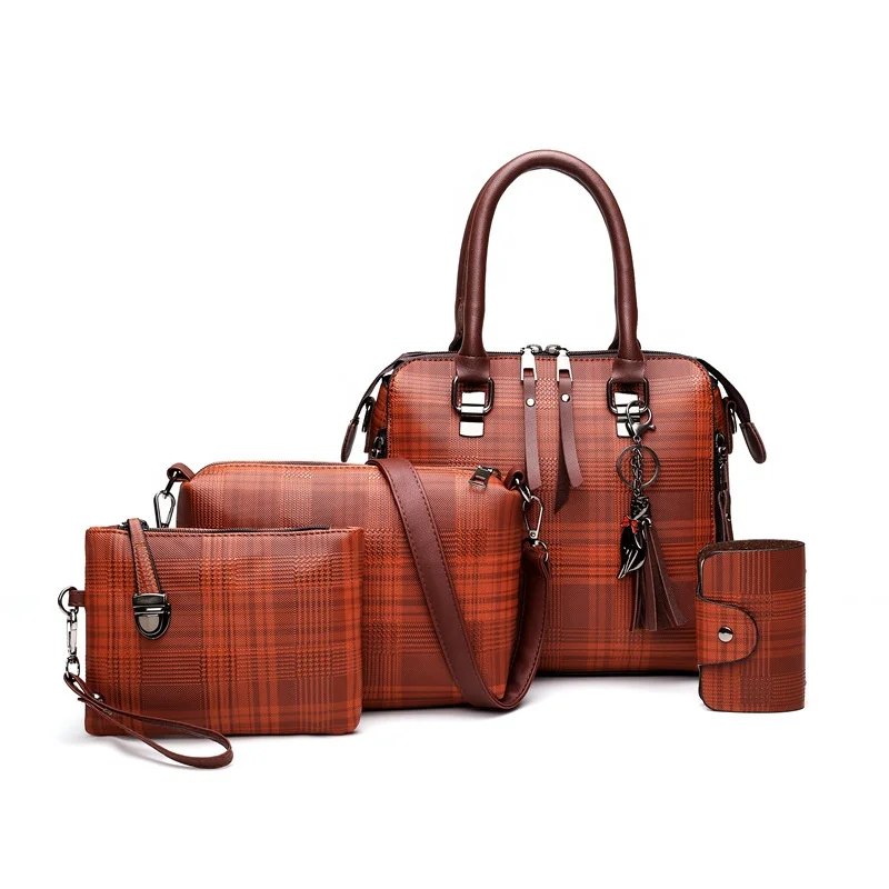2021 Amazon Hot PU Leather Bags Sets for Traveling Cross Shoulder Fashion Bag Solid Color Women 4pcs Designer Handbag Set
2021 Amazon Hot PU Leather Bags Sets for Traveling Cross Shoulder Fashion Bag Solid Color Women 4pcs Designer Handbag Set