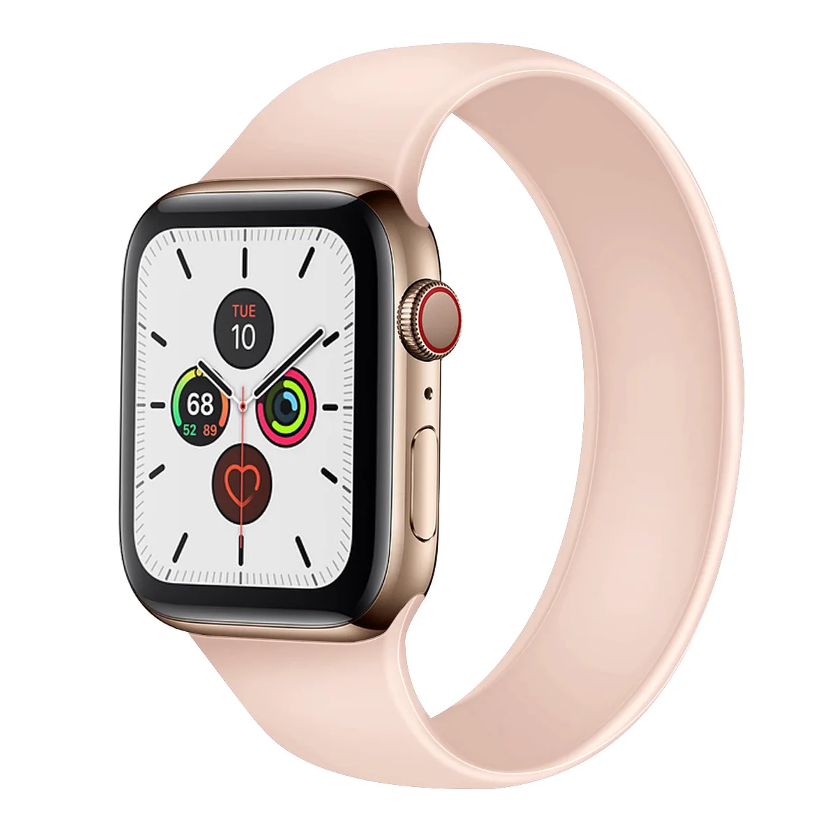 Strap for Apple Watch 5 Band 40mm 44mm iWatch serie 4/5/6/SE Elastic Belt Silicone Solo Loop bracelet Apple watch band 42mm 38mm, As show
Strap for Apple Watch 5 Band 40mm 44mm iWatch serie 4/5/6/SE Elastic Belt Silicone Solo Loop bracelet Apple watch band 42mm 38mm, As show