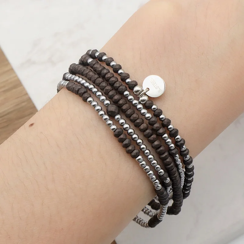 Custom Summer wholesale trendy jewelry hand bracelet for girls charms beads bracelets natural stone, Silver
Custom Summer wholesale trendy jewelry hand bracelet for girls charms beads bracelets natural stone, Silver