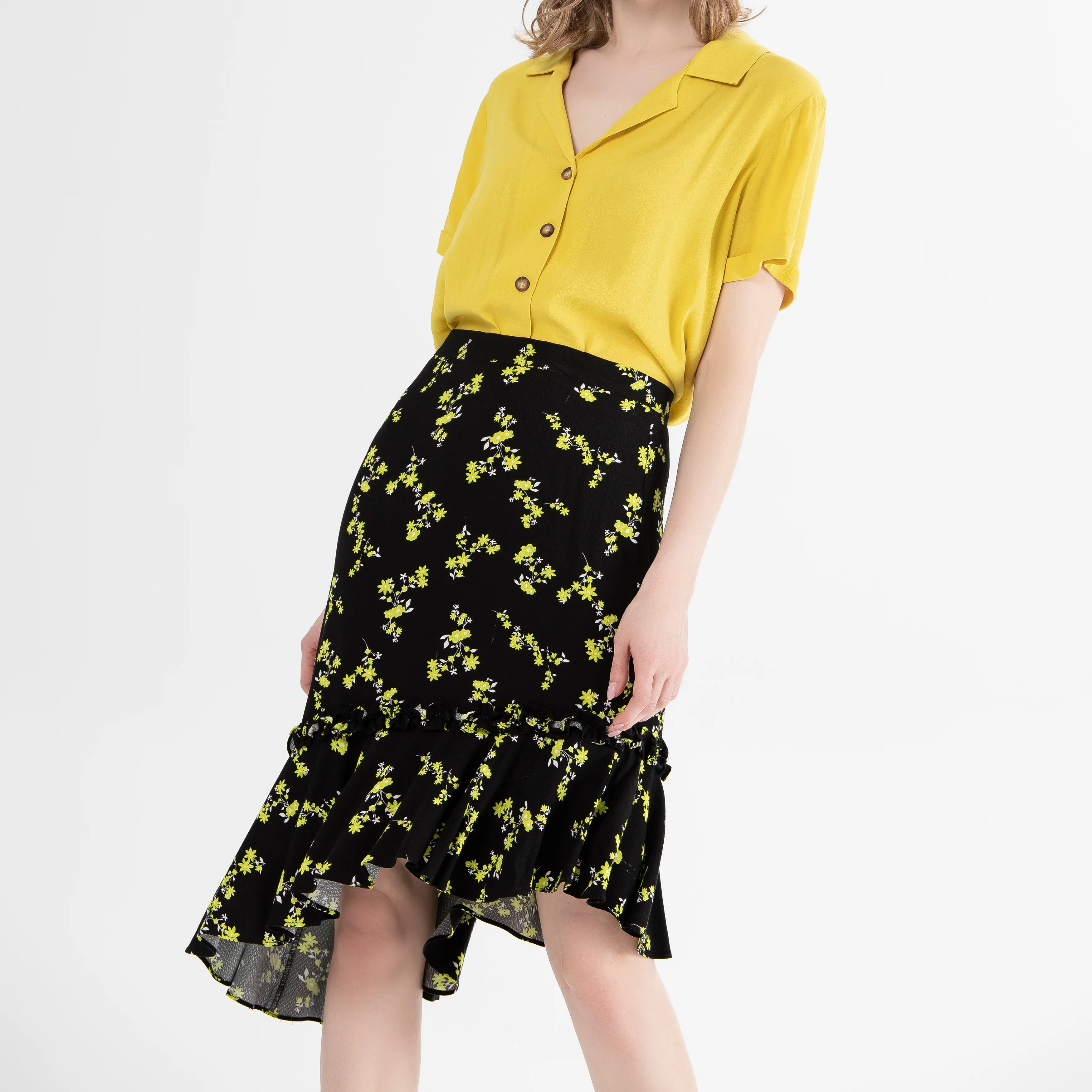 Women Summer Casual Bodycon Ruffle Bottom Ladies Wrap Asymmetrical Cute Pencil Skirts
Women Summer Casual Bodycon Ruffle Bottom Ladies Wrap Asymmetrical Cute Pencil Skirts
