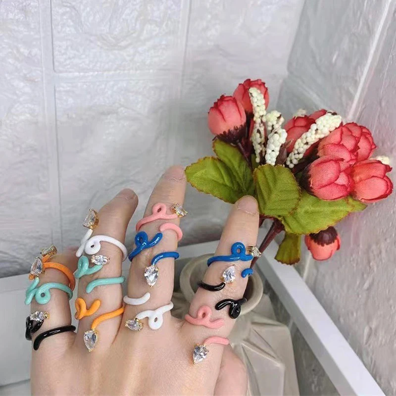 Trendy Diamond Ring Korean Geometric Irregular Gemstone Resin Acryl Rings For Women Jewelry
Trendy Diamond Ring Korean Geometric Irregular Gemstone Resin Acryl Rings For Women Jewelry