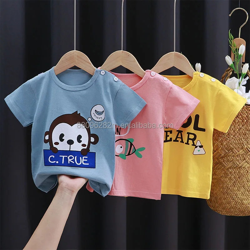 Factory children summer children clothes cotton breathable round collar boys clothes children t-shirts spot
Factory children summer children clothes cotton breathable round collar boys clothes children t-shirts spot