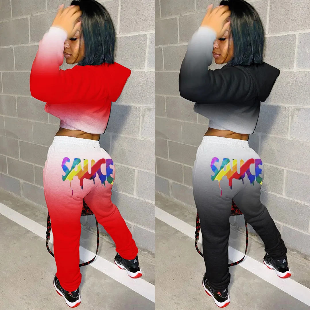 Women's Two-piece Fashion Sexy Digital Printed Sweater Fashion Sexy Sweater Two-piece Suit
Women's Two-piece Fashion Sexy Digital Printed Sweater Fashion Sexy Sweater Two-piece Suit