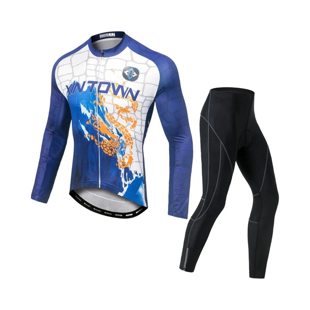 new pattern men breathable bicycle wear spring bike long sleeve suit fashion cycling set, Blue
new pattern men breathable bicycle wear spring bike long sleeve suit fashion cycling set, Blue