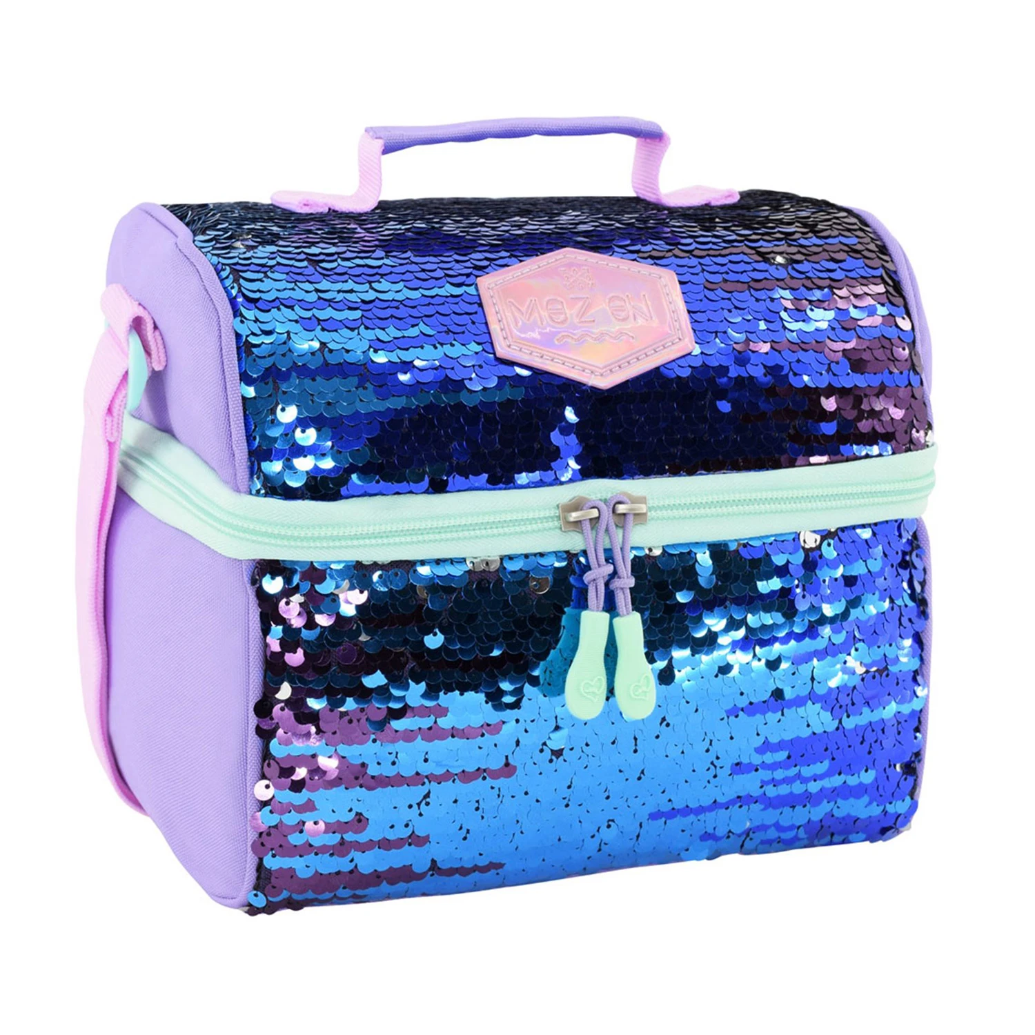 Kid Lunch Bags, Purple Glitter Sequins Lunch Box Girls Eco Bag Leak Proof For Sublimation Large Simple Waterproof Tote Bag
Kid Lunch Bags, Purple Glitter Sequins Lunch Box Girls Eco Bag Leak Proof For Sublimation Large Simple Waterproof Tote Bag