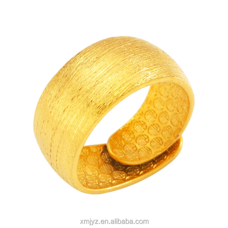 Long-Lasting Color Counter Explosion Models Simple Open Ring Brass Gold-Plated No Word Ring Rough Frosted Ring Female
Long-Lasting Color Counter Explosion Models Simple Open Ring Brass Gold-Plated No Word Ring Rough Frosted Ring Female