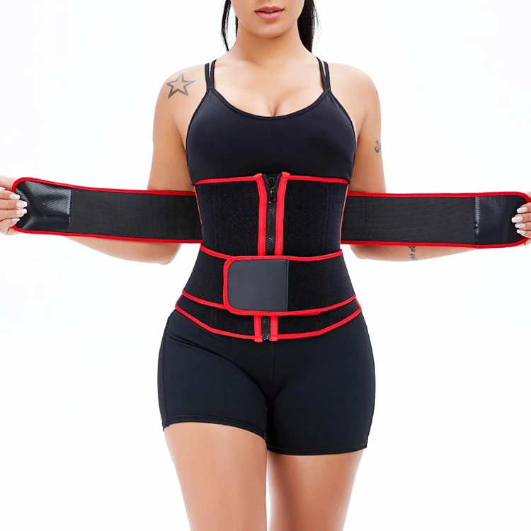 Manufacturer's new product waist trainers and shape wear sports abdomen sweat belt waist support, Red
Manufacturer's new product waist trainers and shape wear sports abdomen sweat belt waist support, Red