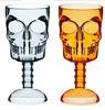 The USA Fashionable First Rate High Quality food grade plastic halloween skull goblet Bpa free