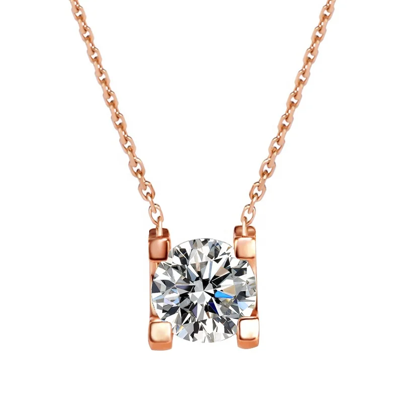 2020 Hot Sale Jewelry 18K Real Gold White Moissanite Pendant 6.5mm1ct Diamond Gold Necklace Women Wholesale
2020 Hot Sale Jewelry 18K Real Gold White Moissanite Pendant 6.5mm1ct Diamond Gold Necklace Women Wholesale