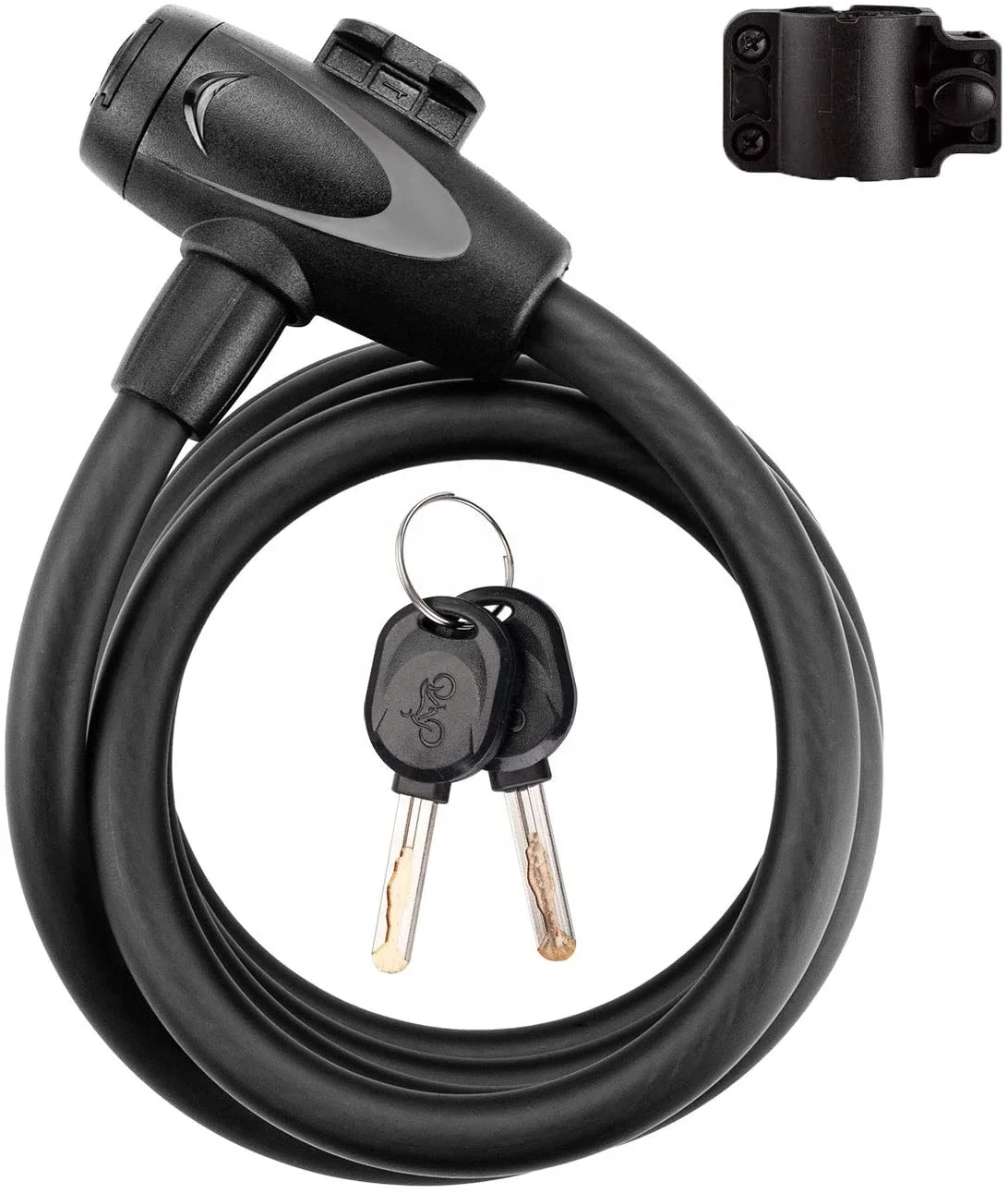 Wildmx 4 Feet Bike Cable Lock with Keys High Security Cable Lock Coiled with Mounting Bracket
Wildmx 4 Feet Bike Cable Lock with Keys High Security Cable Lock Coiled with Mounting Bracket