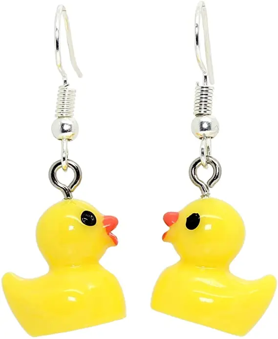 Wholesale New Fashion Yellow Rubber Duck Dangle Earrings Gift Boxed, As picture
Wholesale New Fashion Yellow Rubber Duck Dangle Earrings Gift Boxed, As picture