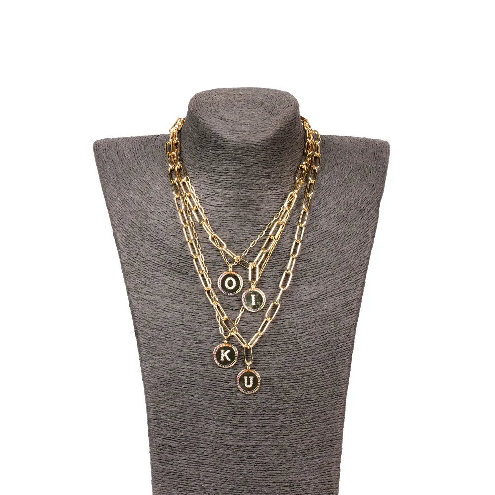 Initial A-Z Necklace Copper Cute Fashion Hip-pop Necklace for Women 2020 Valentine's Gift, As the picturs
Initial A-Z Necklace Copper Cute Fashion Hip-pop Necklace for Women 2020 Valentine's Gift, As the picturs