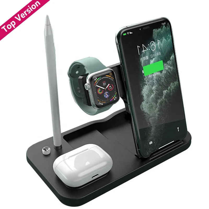 Multifunctional SP401 Wireless Portable watch pencil earbuds Charger dock 15W lamp tray 4 in 1 wireless charger charging station
Multifunctional SP401 Wireless Portable watch pencil earbuds Charger dock 15W lamp tray 4 in 1 wireless charger charging station