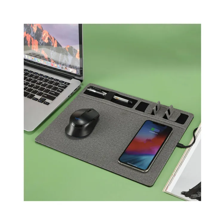 Multi 4 in 1 Pen Holder Mobile Phone Stand QI Wireless Charger Mouse Pad, Black, blue, gray,pink or customized colors
Multi 4 in 1 Pen Holder Mobile Phone Stand QI Wireless Charger Mouse Pad, Black, blue, gray,pink or customized colors