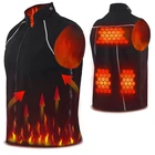 Best Heated Work Workwear Vest Winter Cotton Heated Sleeveless Fleece Vest